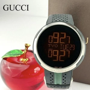 Gucci I-Gucci Men’s Digital Watch Battery Used Box Included - Picture 1 of 24