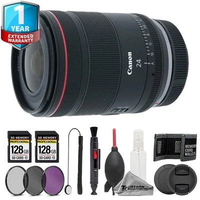 Lente Canon RF 24 mm f/1,4 L VCM - 11 piezas 256 GB paquete de cuidado de memoria + 1 año de garantía Foto 1 de 4