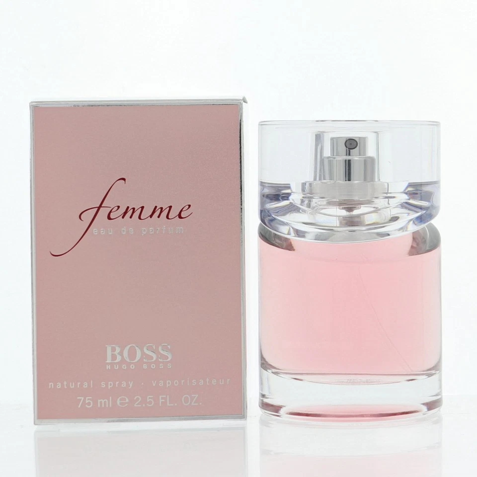 Femme 2.5 Eau De Parfum Spray por Hugo Boss Caja para Mujer Foto 1 de 1