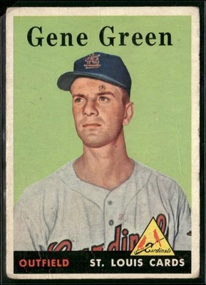 1958 Topps #366 Gene Green VG-VG/EX - Image 1 of 2