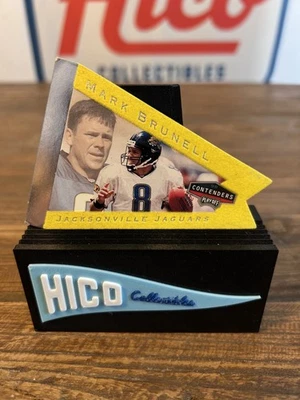 1998 Playoff Contenders Pennants Mark Brunell #44 Yellow - Image 1 of 3