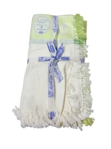 April Cornell Magnolia Lime 100% Cotton Napkin Set of 4 New 18 X 18 - Picture 1 of 7