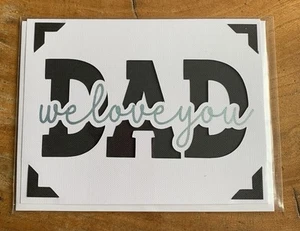 Fathers Day Greeting Card - We Love You DAD - Picture 1 of 1