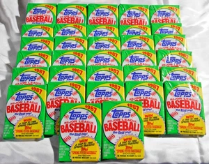 1987 Topps Baseball Wax Packs Lot Of 32 Factory Sealed - Bonds, Bo Jackson? RC - Picture 1 of 3