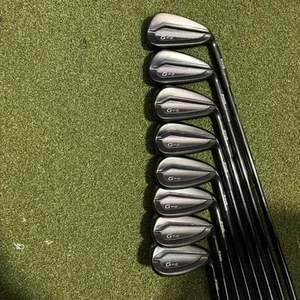 NICE - Custom PING G710 Black Dot 4-PW, UW Iron Set - KBS Black Steel 120g! L@@K - Picture 1 of 15