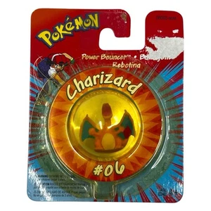 Pokemon #006 Charizard Power Bouncer Neu Sealed 1998 Hasbro Vintage Hüpfball - Bild 1 von 2