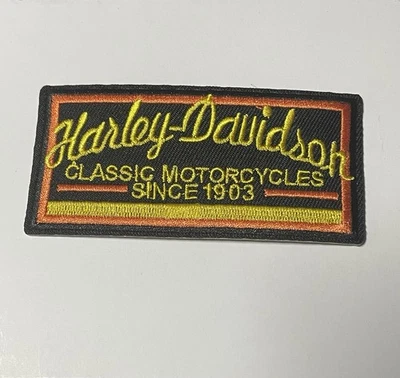Chaleco Chaqueta Parche Hierro Bordado Motocicletas Clásicas Harley Davidson De Colección Foto 1 de 4