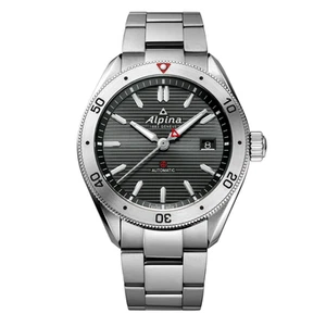 Alpina Orologio Alpiner 4 Automatic Quadrante Grigio 40mm AL-525GS4AQ6B - Picture 1 of 6