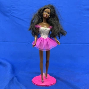 Muñeca Barbie Mattel 1966 De Colección Negra Afroamericana Twist/Turn con Pendientes y Vestido - Imagen 1 de 12