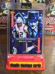 Treyveyon Henderson 1/1 Blue Laser 2025 Nationals Exclusive WildCard Joker Wild - Picture 1 of 2
