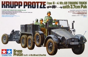 Tamiya 35259 1/35 Scale Model Kit German 1Ton Kfz.69 Towing Truck w/3.7cm Pak.36 - Picture 1 of 1