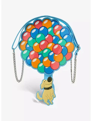 Bolso Bandolera Loungefly - Disney Pixar's Up Dug Balloons - NUEVO Foto 1 de 4