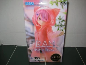 Figura Sega Life in a Different World Zero Rem Rainy Day con soporte versión ROJA  - Imagen 1 de 1