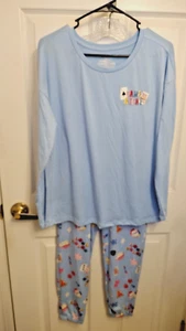 Women's blue Pajama Set size small (4/6) by JOYSPUN - Picture 1 of 3