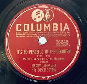 HARRY JAMES - 10" - 78 RPM Shellac Record - Columbia 36246 (1941) - Picture 1 of 4