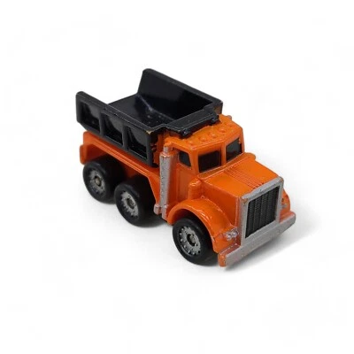 1987 Galoob Mirco Машина Самосвал Оранжевая Конструкция Микромашины - Изображение 1 из 4