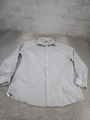 Camisa de vestir Michael Kors para hombre 16,5 Airsoft elástica gris algodón Foto 1 de 4