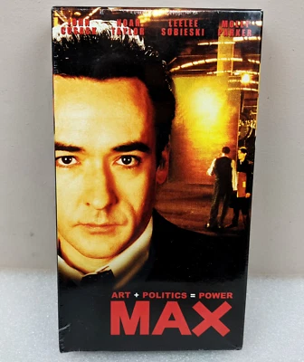 MAX VHS 2002 Movie Film NEW SEALED John Cusack, Hitler - IGS Ready Foto 1 de 4