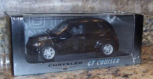 2001 Gateway Global Chrysler GT Cruiser Diecast Model Car 1:18 AutoArt Black NIB - Picture 1 of 6