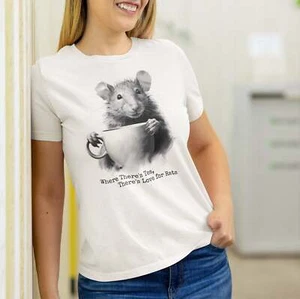 Camisa de té de rata, amante del té de mamá rata - Imagen 1 de 11