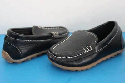 Toddler BLACK Slip-on LOAFER Shoes~Size 7~Non-Slip Rubber Soles~ - Image 1 of 4