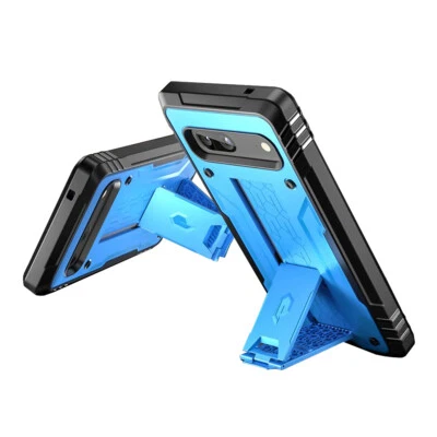 Poetic Revolution 保护壳 适用于谷歌 Pixel 7A 5G 2023 保护套 带支架 蓝色 — 第 1/4 张图片