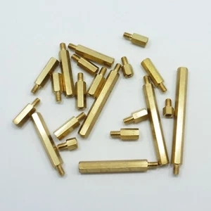 Hex M4 Male Pillar Standoff Hexagonal Brass Spacer Support - Picture 1 of 3