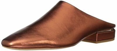 Pour La Victoire Mujer Sebina Muels Cuero Tacón Bajo Papaya Talla 9.5 Foto 1 de 4