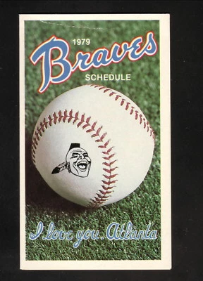 Atlanta Braves--1979 Pocket Schedule--Hubbard - Image 1 of 2