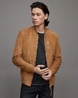 Men Brown Classic Handmade Stylish Suede Leather Jackets Premium Quality Coat