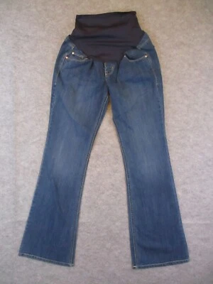Old Navy Maternity Jeans Womens 6 Blue Denim Hello Pretty Mama Medium Wash 28x32 - Image 1 of 4