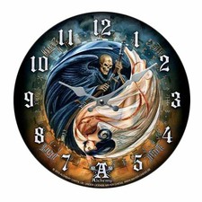 Versus Doctrinus Grim Reaper & Angel Life & Death Wall Clock By Alchemy Gothic 