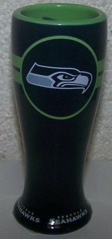 Seattle Seahawks Ceramic Collectors Shot Glass 2.5 ounce Cover