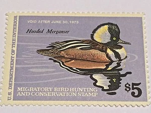 UNUSED MIGRATORY BIRD HUNTING CONSERVATION STAMP 1978 - Bild 1 von 2