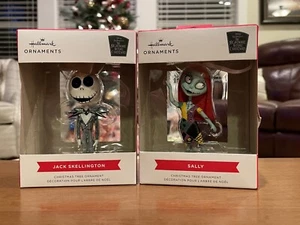 Hallmark Ornament The Nightmare Before Christmas Jack Skellington Sally New - Picture 1 of 4