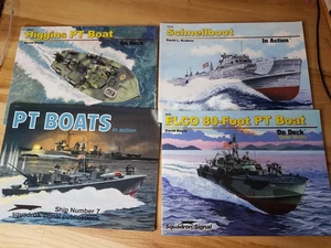 Squadron Signal Lot PT Boats Schnellboot Elco Higgins Coastal WWII - Picture 1 of 1