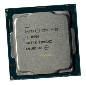 Intel Core i5-8500 SR3XE 65W 6-Core 6 Threads 3.0-4.1GHz LGA1151 CPU Processor - Picture 1 of 4