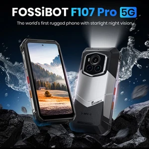 Linternas dobles para teléfono inteligente resistente Fossibot F107 Pro 5G 28000 mAh 66 W 200 MP IP68 - Imagen 1 de 11