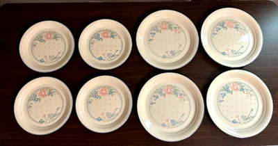 Vintage Corelle Symphony 4 Dinner Plates & 4 Luncheon Plates 8 Piece Set - Image 1 of 4