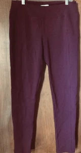 Pantalone leggings donna Mudd 4xFlex taglia L tasche bordeaux - pesante ponte elasticizzato - Foto 1 di 5