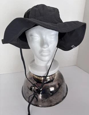 Sombrero de ala ancha protector solar correa ajustable adulto gris oscuro resistente Outfitters NUEVO Foto 1 de 4