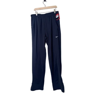 Nike Dri-Fit Thermal Track Training Black Pants Size Large 339669-010 NEW - Picture 1 of 6