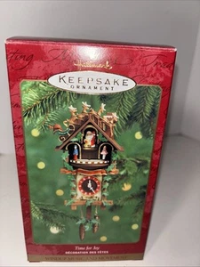 2000 Hallmark Keepsake Ornament Time For Joy WORKS! Brand New Condition - Picture 1 of 12