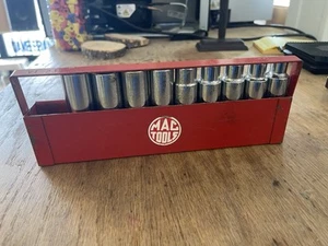 Mac Tools VT-23  9pc 1/2” Socket Set.  10mm-19mm - Bild 1 von 8