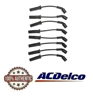 8P OEM #9748HH ACDelco bujías cables para GMC Sierra 2500 4 puertas 5,3 L 6,0 L Foto 1 de 2