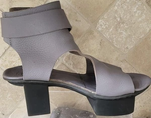 Trippen Happy Bollard split platform ankle wrap sandal size 39 us size 8 - Picture 1 of 7