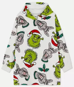 Shrek & Donkey Snuddie Snuglie Oozie Fleecedecke mit Kapuze - Bild 1 von 4