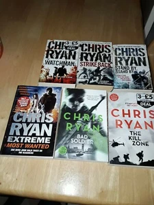six Chris ryan paperback books pre-owned in good condition two books brand new - Picture 1 of 1