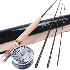 V-feather Fly Rod 2/3wt Medium-Fast Fly Fishing Rod & Classic Fly Reel - Picture 1 of 8