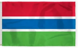 Bandiera AGAS Gambia - Multi Variazione - Bandiere Internazionali - Foto 1 di 13